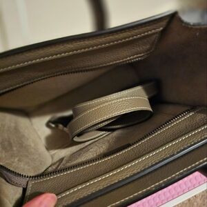 Celine luggage tote nano taupe